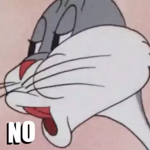 Bugs Bunny Says NO