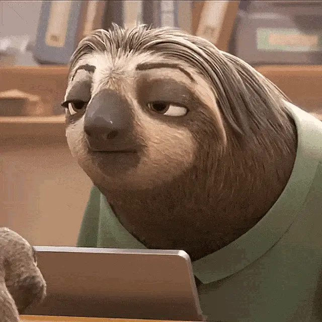 Zootopia Sloth Flash's Slow Smile