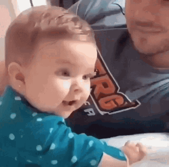 Adorable Baby Makes Funny Faces