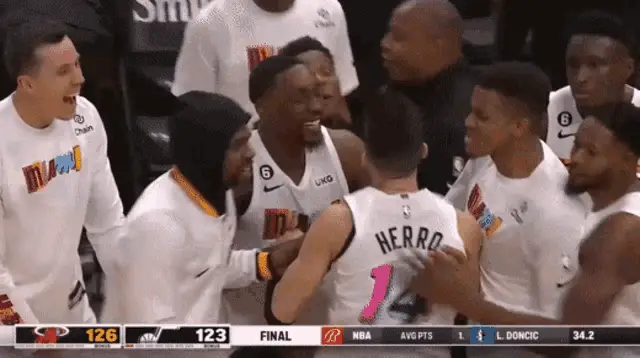 Tyler Herro & Miami Heat Celebrate Final Win