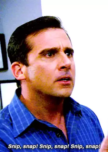 Michael Scott's Snip Snap Moment