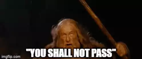 Gandalf's Iconic 'You Shall Not Pass' Scene