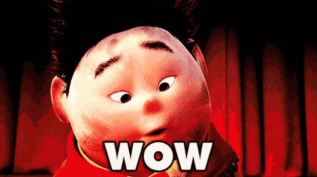 Wow Cartoon Reaction