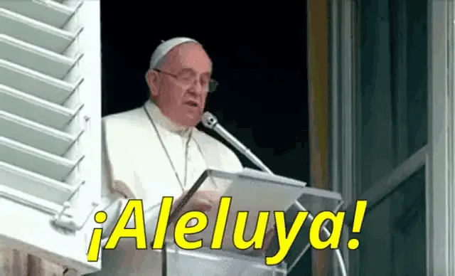 Papa Francisco: ¡Aleluya!