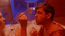 Josef Salvat Eating