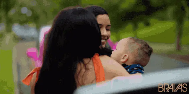 Bravas: Jessy Terrero with Baby and Liz Dieppa