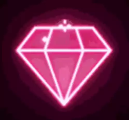 Neon Pink Diamond Glow