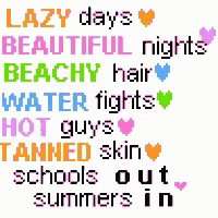 Happy Lazy Day: Schools Out, Summers In