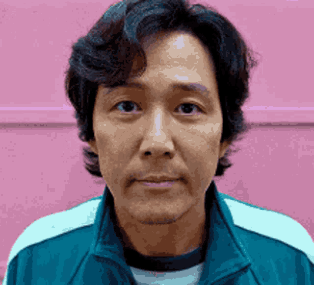 Gihun's Iconic Smile from Squid Game