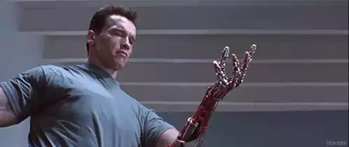 Arnold Schwarzenegger: The Terminator's Robotic Arm