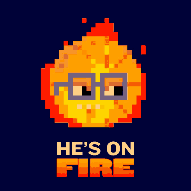 Nounsdao Noggles Fireball: He's On Fire