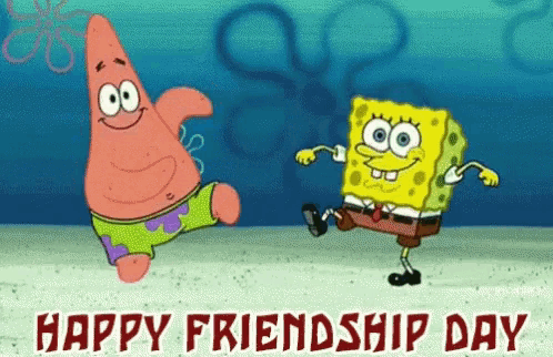 Spongebob & Patrick Celebrate Happy Friendship Day