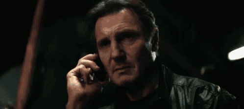 Liam Neeson's Intense 'Good Luck' Call