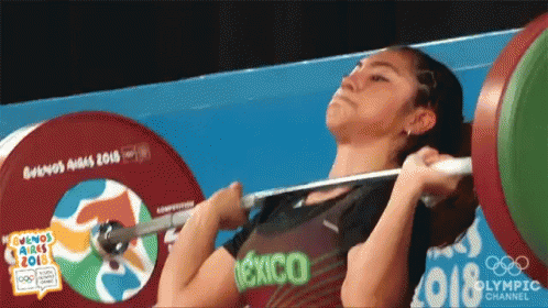 Yessica Hernández's Strong Weightlifting Lift