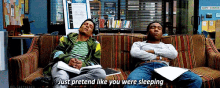 Fake Sleeping Duo