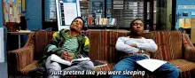 Fake Sleeping Duo