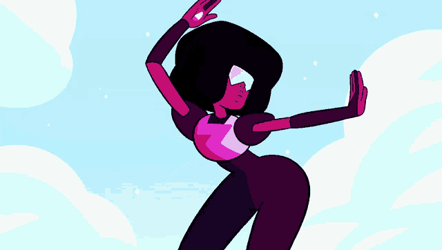 Garnet's Happy Dance in Steven Universe