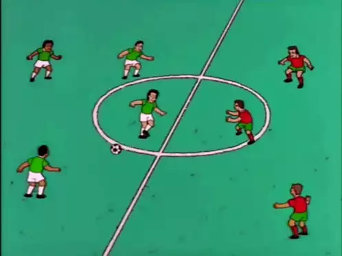 The Simpsons Play Soccer