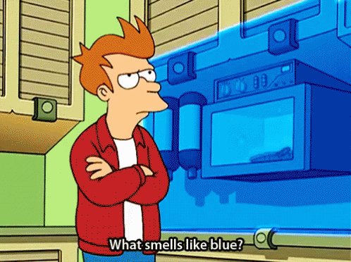 What Smells Like Blue?
