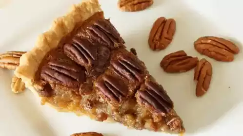 Delicious Slice of Pecan Pie