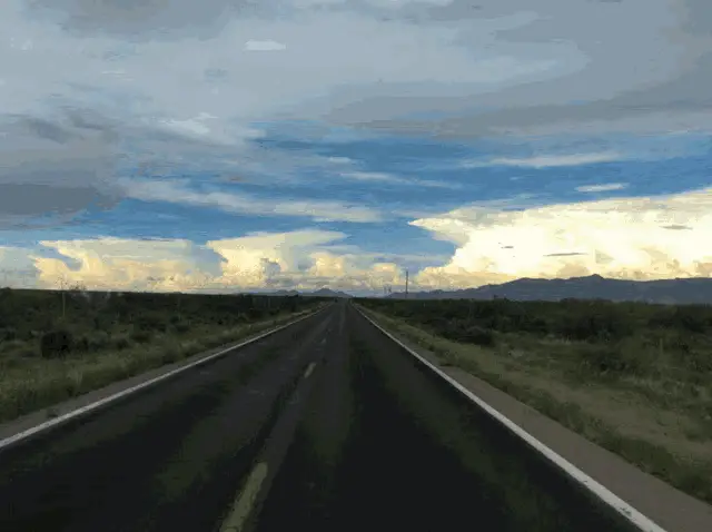 Driving on a Scenic Highway