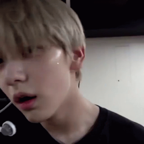 Blonde Soobin from TXT: Even Sweat is a Masterpiece