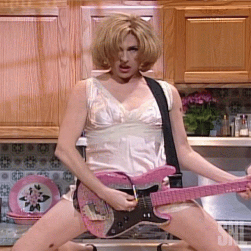 Energetic Guitarist on Saturday Night Live