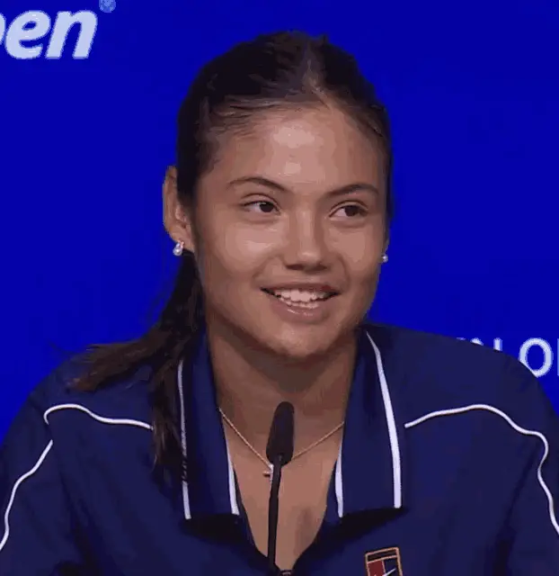 Emma Raducanu Smiling at US Open Press Conference