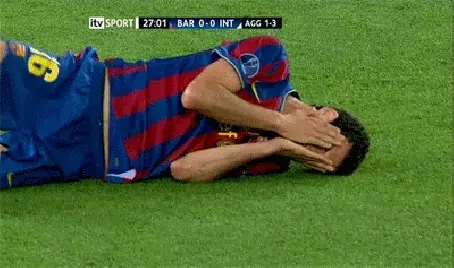 Busquets Busi's Dramatic Moment on Field