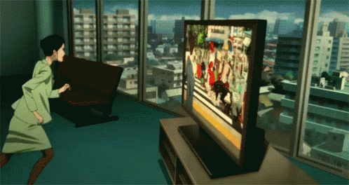 Paprika Dr Chiba Atsuko Teleports into TV
