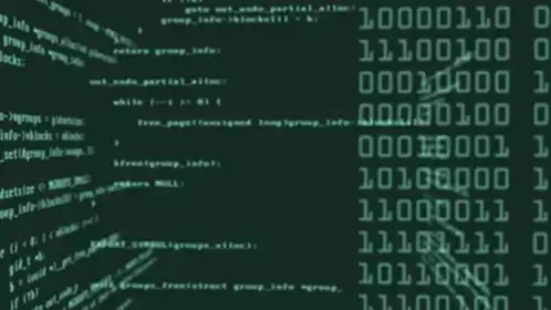 Flying Through Code - Digital Matrix Effect