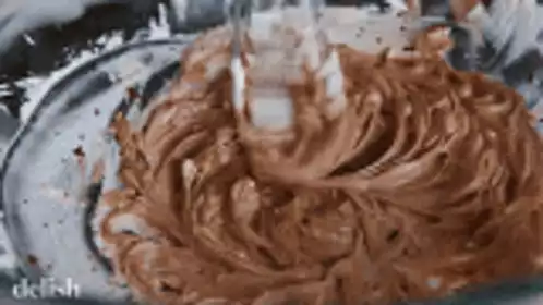Mixing Chocolate Ice Cream