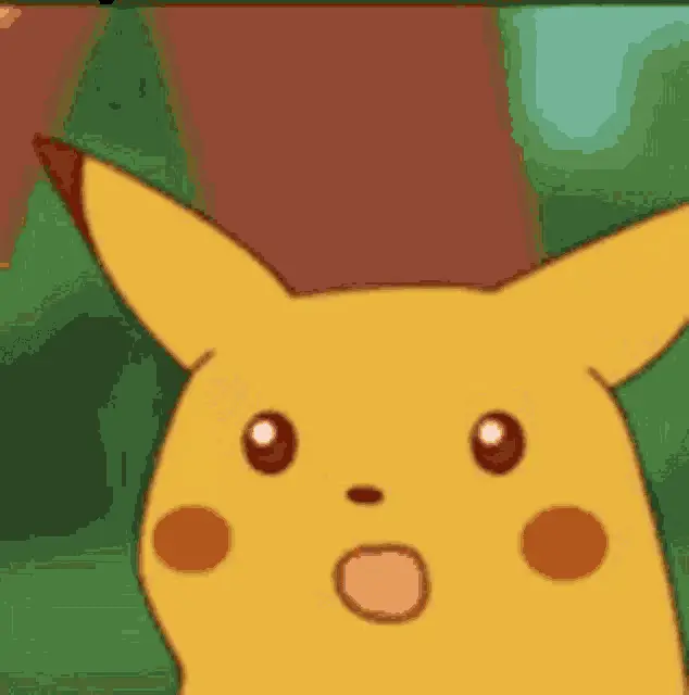 Surprised Pikachu Meme