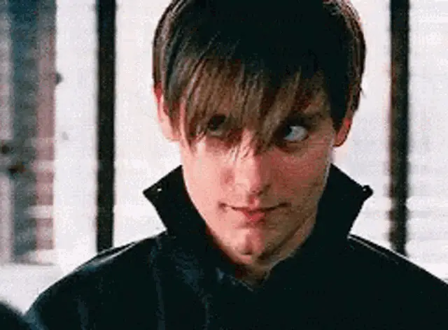 Tobey Maguire's Edgy Look