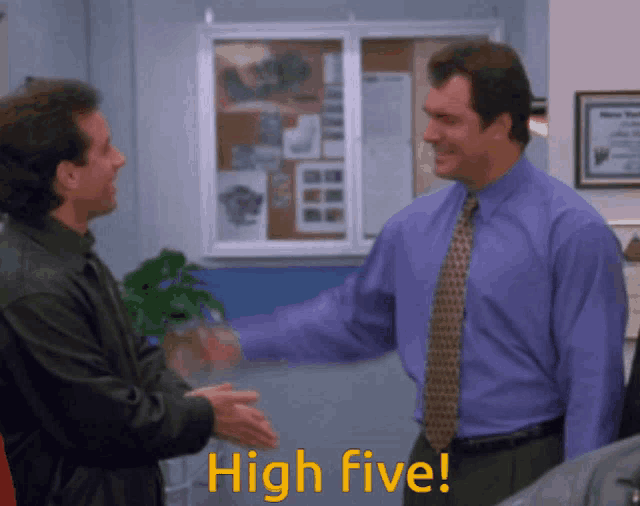 Seinfeld High Five Moment
