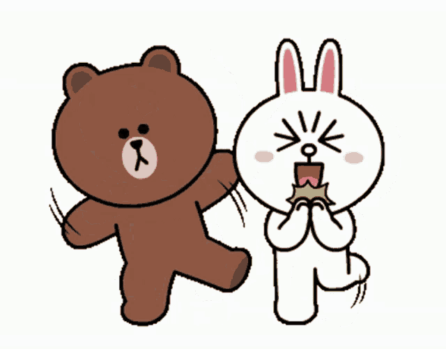 Brown and Cony - LINE Friends
