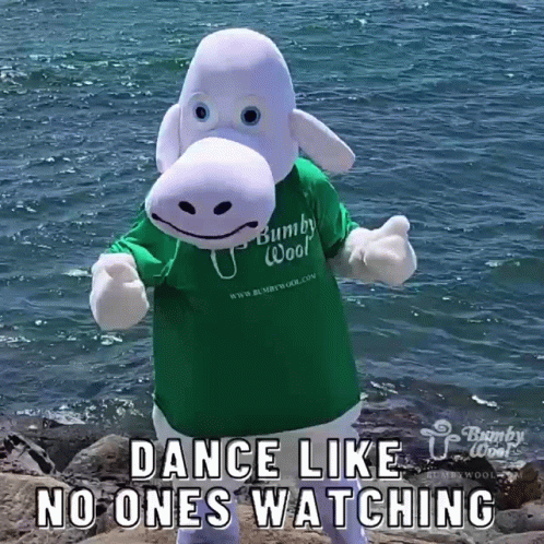 Bumby Wool Mascot: Dance Like No One's Watching