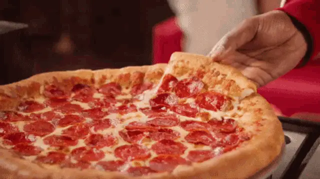 Pizza Hut Stuffed Crust Pepperoni Pizza