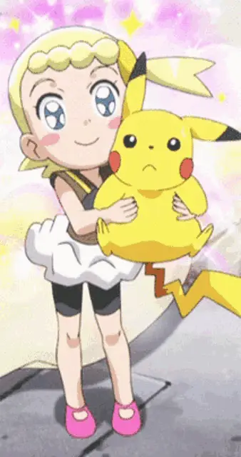 Bonnie and Pikachu from Pokémon