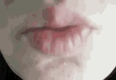 Nota's Lips Pucker for a Kiss