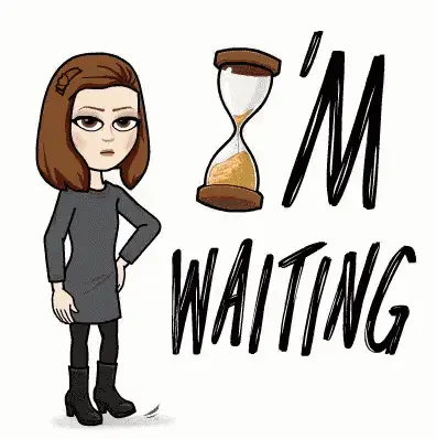 Bitmoji: I'm Waiting