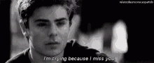 Zack Efron Crying: I Miss You
