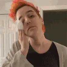 Cleaning My Face