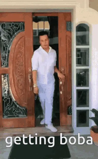 Elon Musk Getting Boba