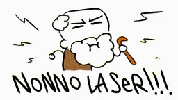 Nonno Laser: Stressed Grandpa
