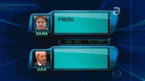 Dilma and Lula's Hello Chat