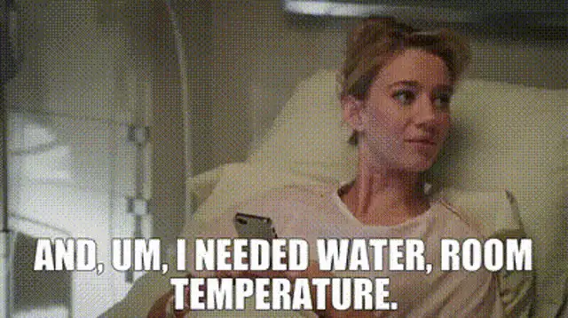 Petra Solano Needs Room Temperature Water