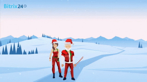 Bitrix24: 2021 We Made It! Holiday Greeting