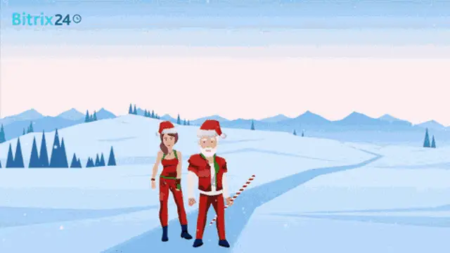 Bitrix24: 2021 We Made It! Holiday Greeting