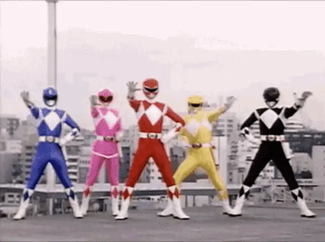 Mighty Morphin Power Rangers Iconic Pose